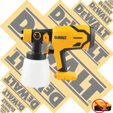 DEWALT Cordless Electric Spray Gun Portable High Power Paint Sprayer for Auto Furniture Coating Airbrush Compatible with Battery